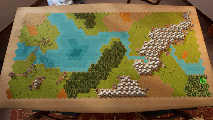 Mountain Range with Lake