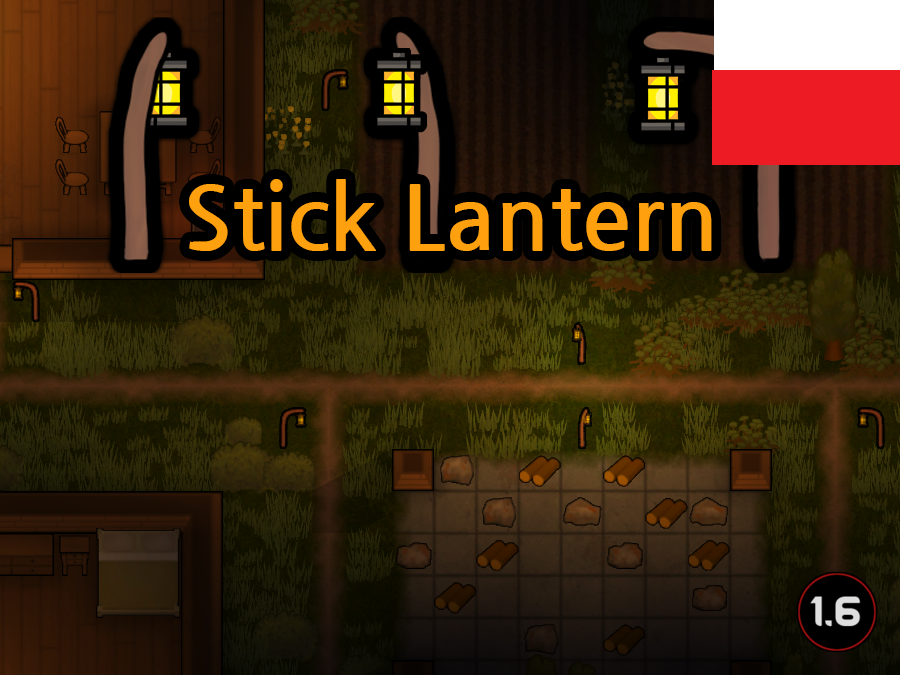 Stick Lantern (Continued) PL mod preview for RimWorld