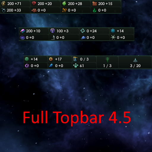Full Topbar preview