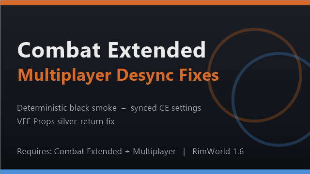 Combat Extended - Multiplayer Desync Fixes