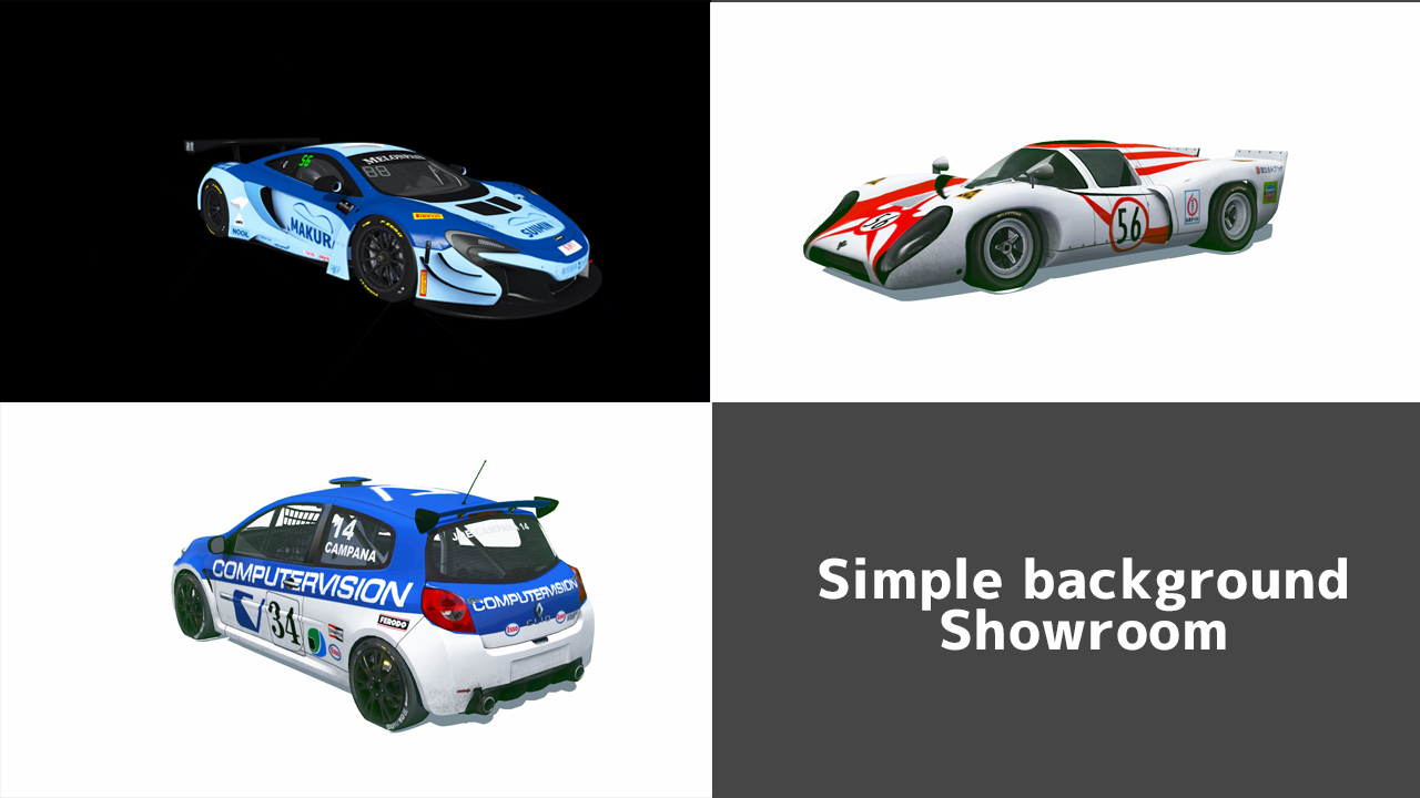 Simple background Showroom