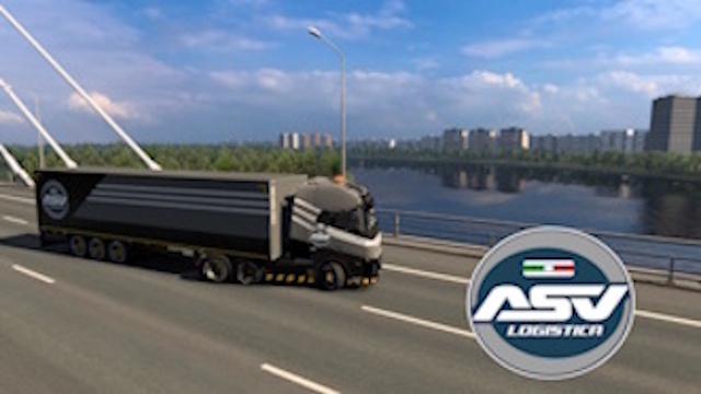ASV LOGISTICA ETS2 skin black25
