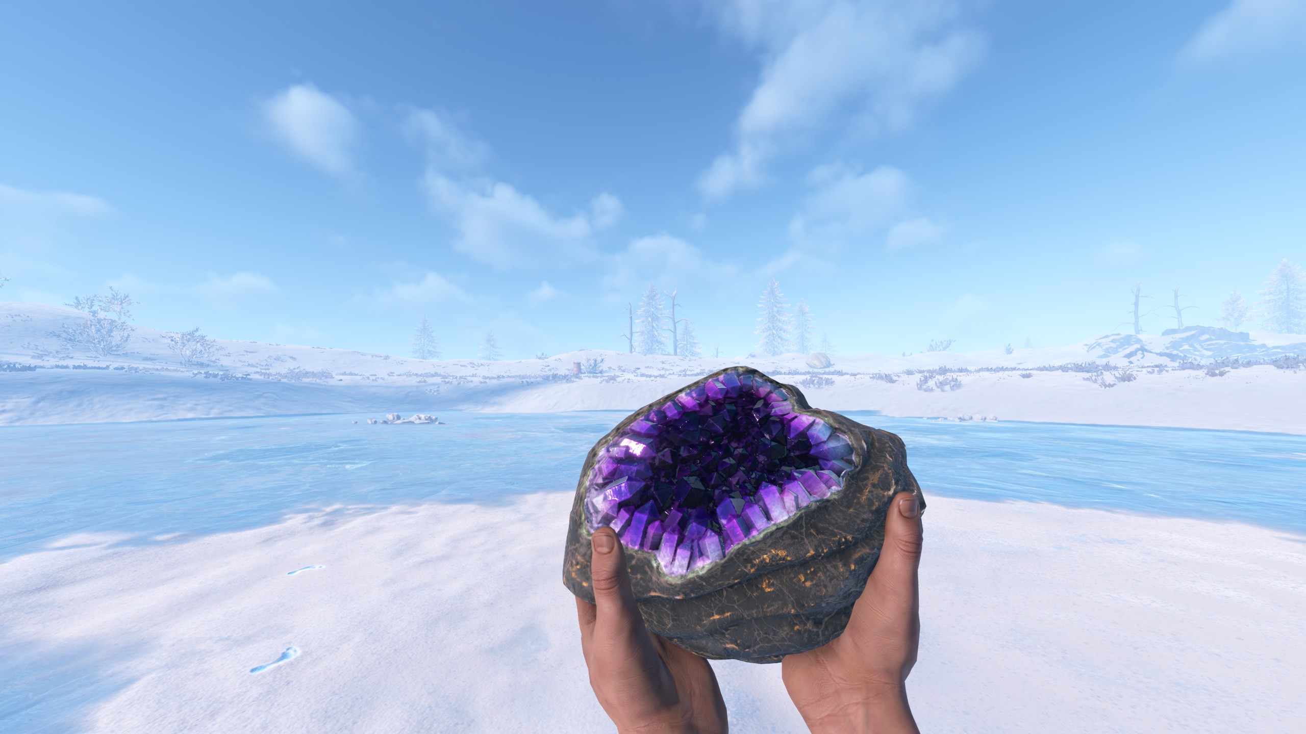Amethyst Geode Rock thumbnail 2