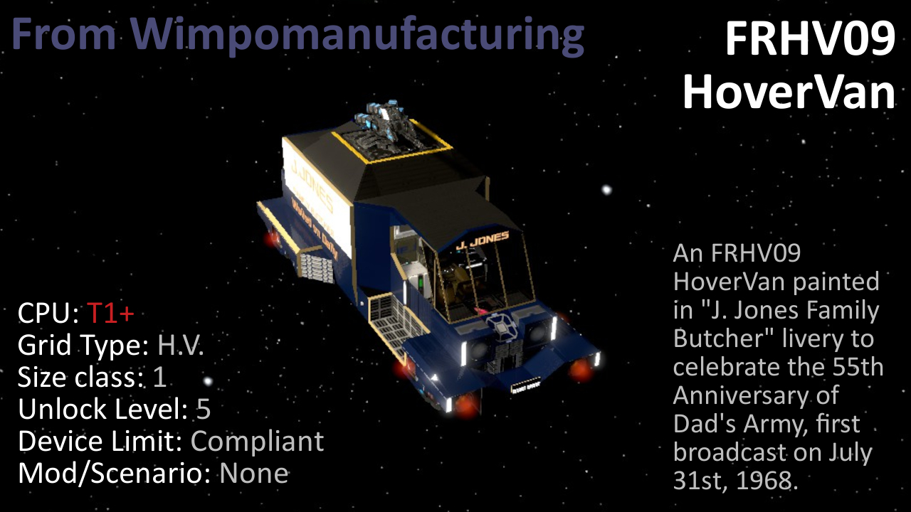 FRHV09 HoverVan - Dad's Army Anniversary Edition preview