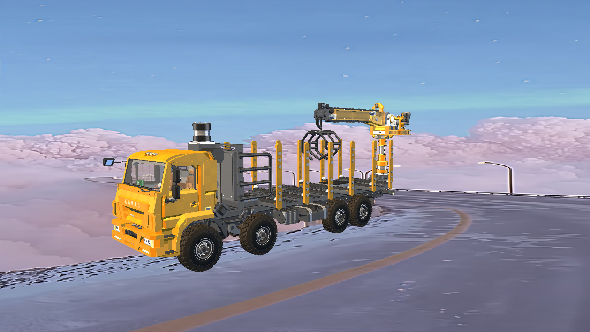 КАМАЗ 6560 (Timber truck) CMG/КМЗ