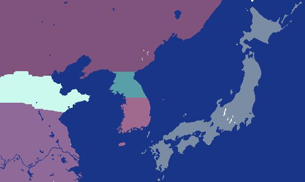 East Asia, but its simpler