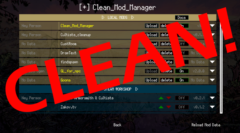 Clean Mod Manager