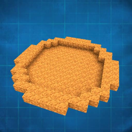 rounded base for 15x15 bp