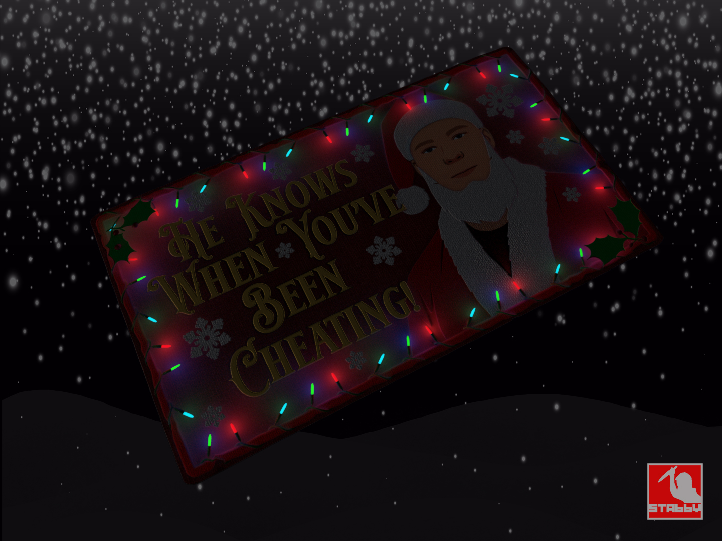 Naughty List Rug thumbnail 3