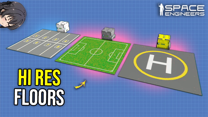 High Res Floor - Small Drone Parking Lot