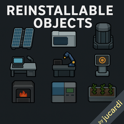 juc - Reinstallable Objects mod preview for RimWorld