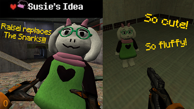 Ralsei replaces The Snarks!