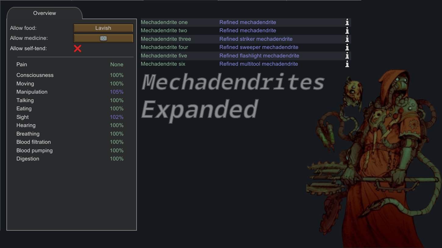 Mechadendrites Expanded - Mechanized