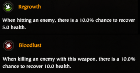 Regrowth & Bloodlust