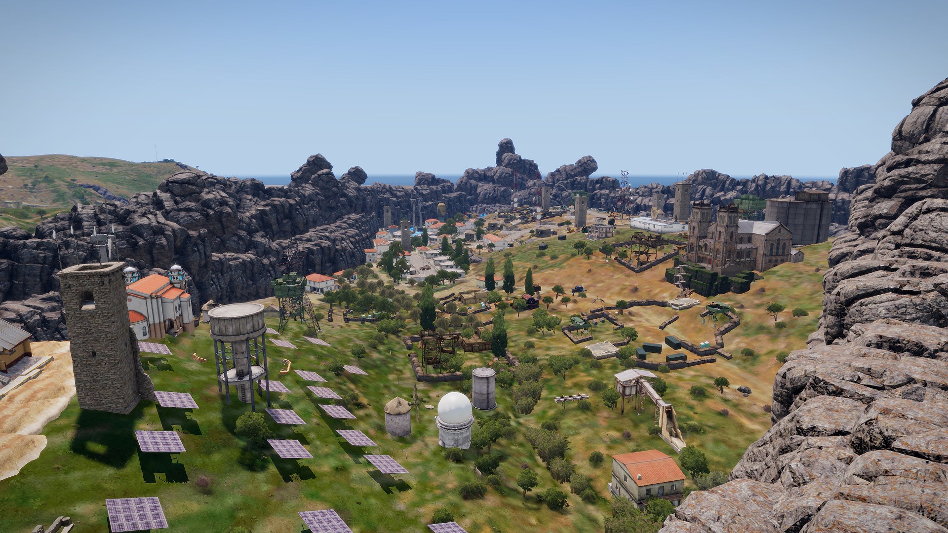 Melee multiplayer map