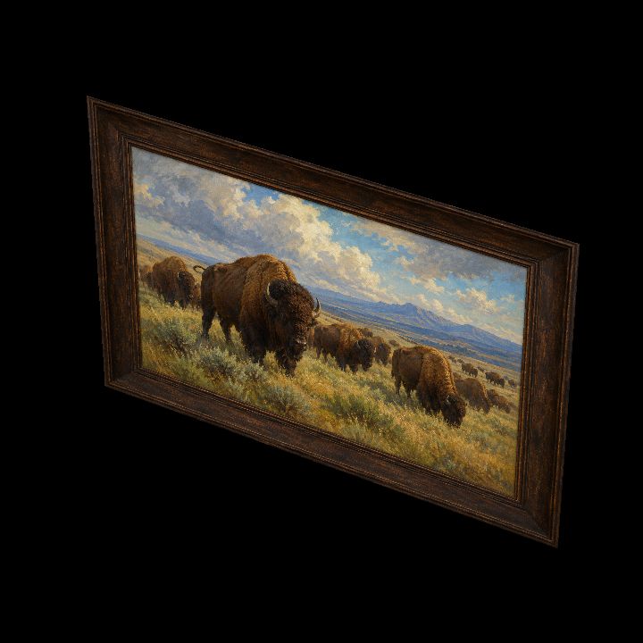 Painting, Bison {2D}