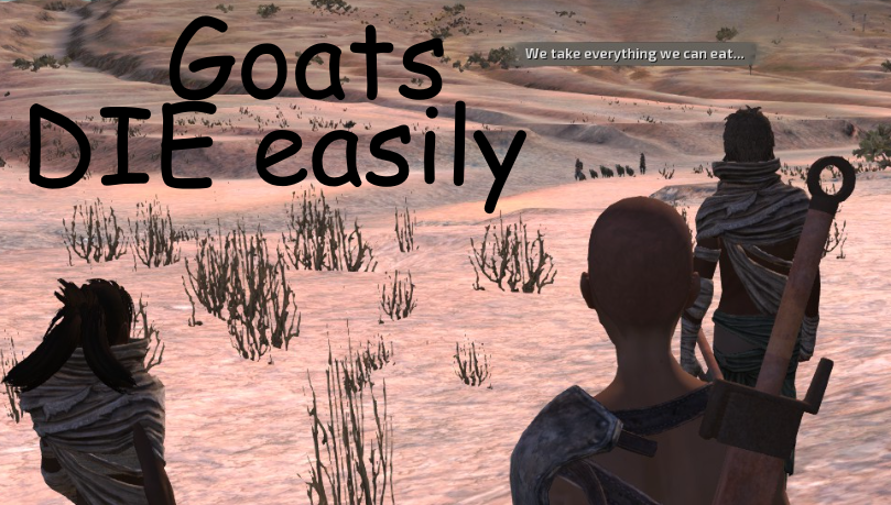 Goats DIE easily
