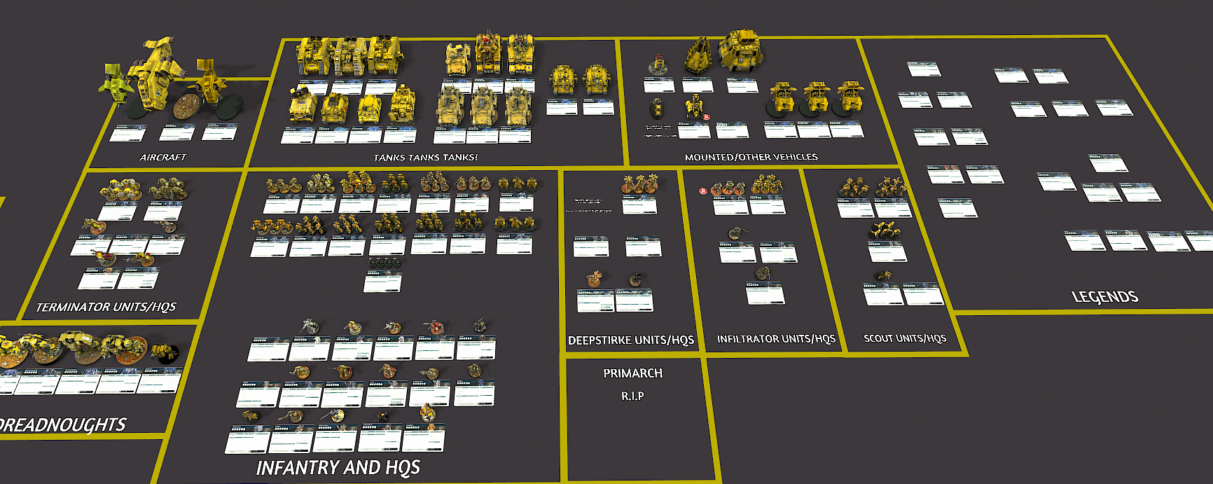The Imperial Fists ALMOST every unit and Datasheet 10E