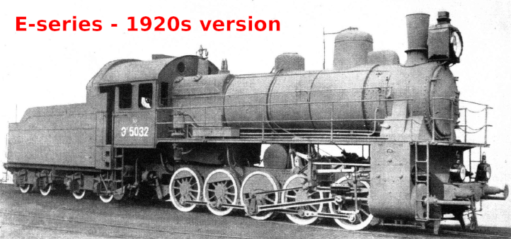 Steam locomotive E - 1920s version