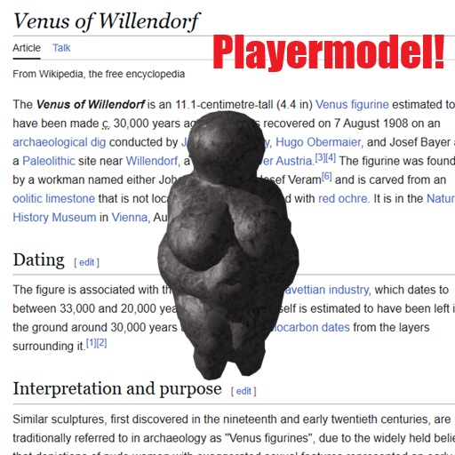 Venus Of Willendorf Playermodel