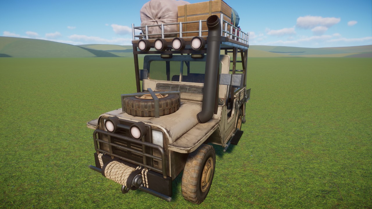 Rugged Off-Road Safari Truck