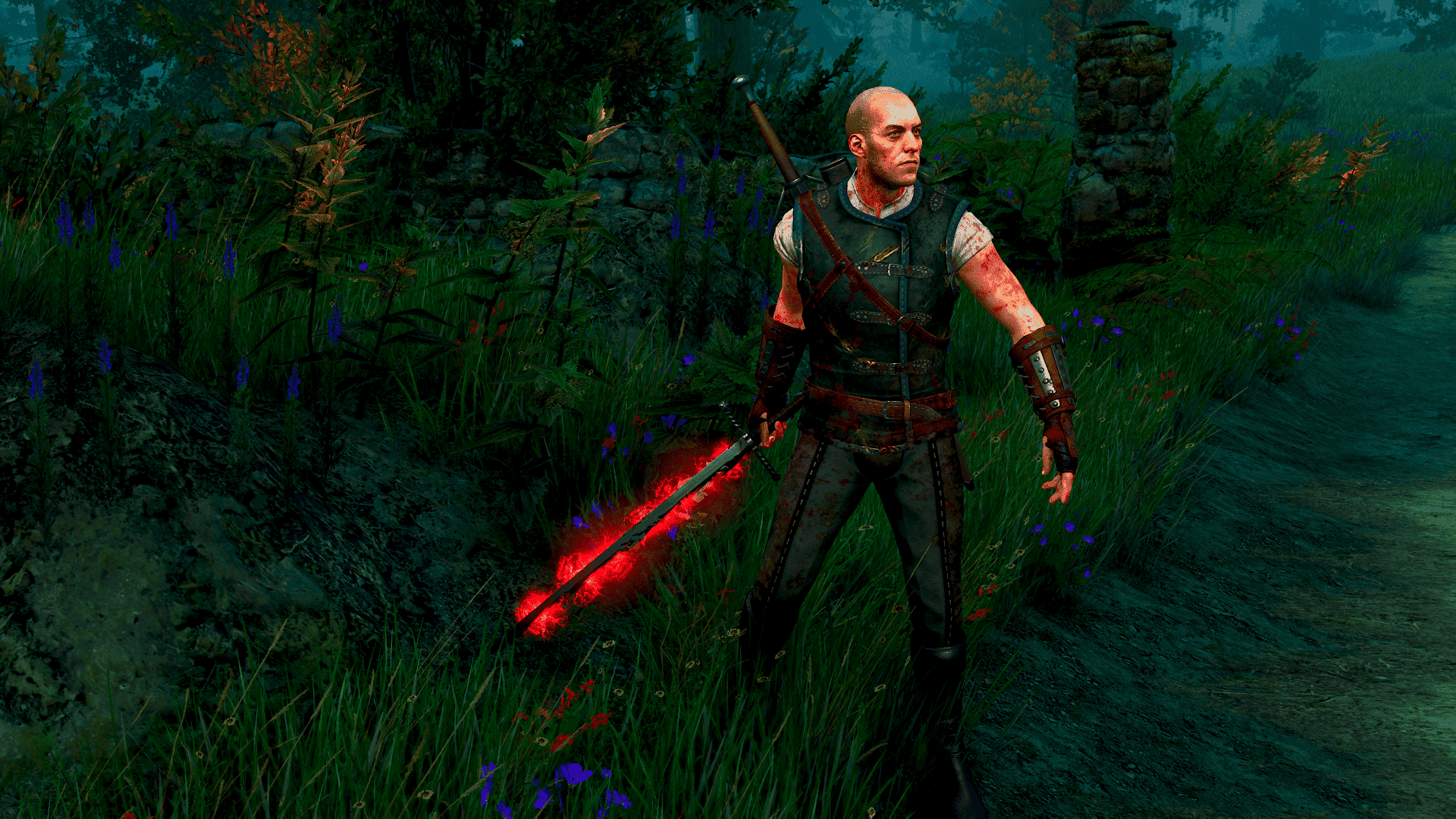 NPC Witcher Swords FX