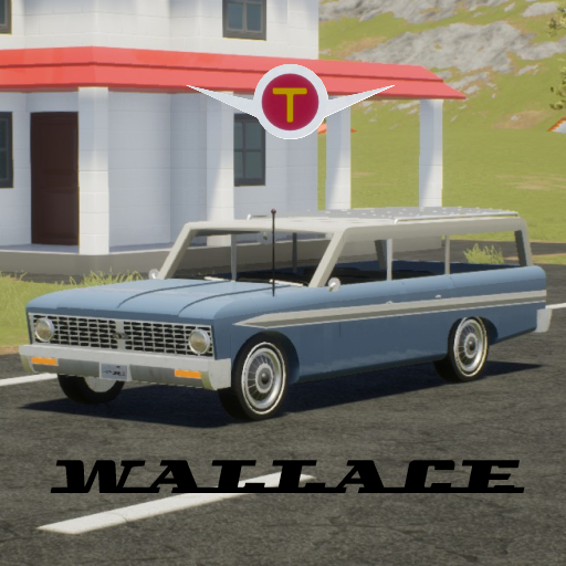 Troubadour wallace wagon 1964 2 tone