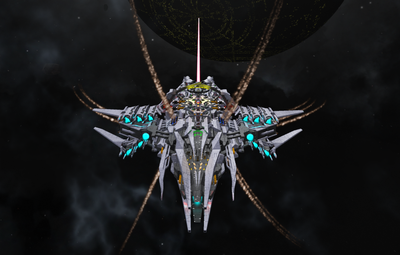 【R S D】T12 Large Siege Cruiser Calcite (A) /【复古船坞】T12 大型攻城巡洋舰 方解石（A）