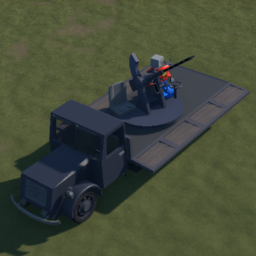 OV. H-D Truck-3CA (Single 35mm Magazine fed AA mount). v1938