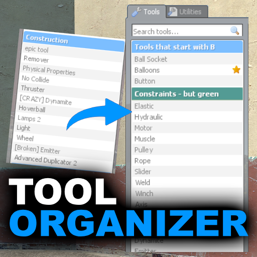 Tool Organizer - UPDATED 2026! – Garry's Mod Mod