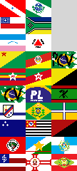 Brazillian Civil War Flags - Bandeiras da Guerra Civil Brasileira