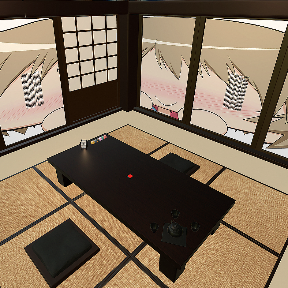 3D Japanese Room (Adjustable Screens)