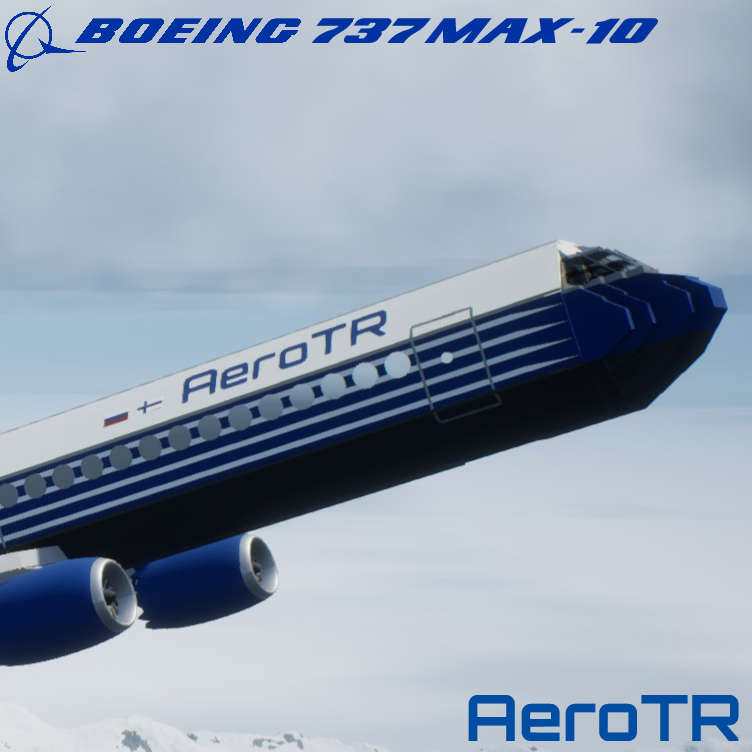 Softbody AIR LINER 737 MAX-10 AeroTR Airlines