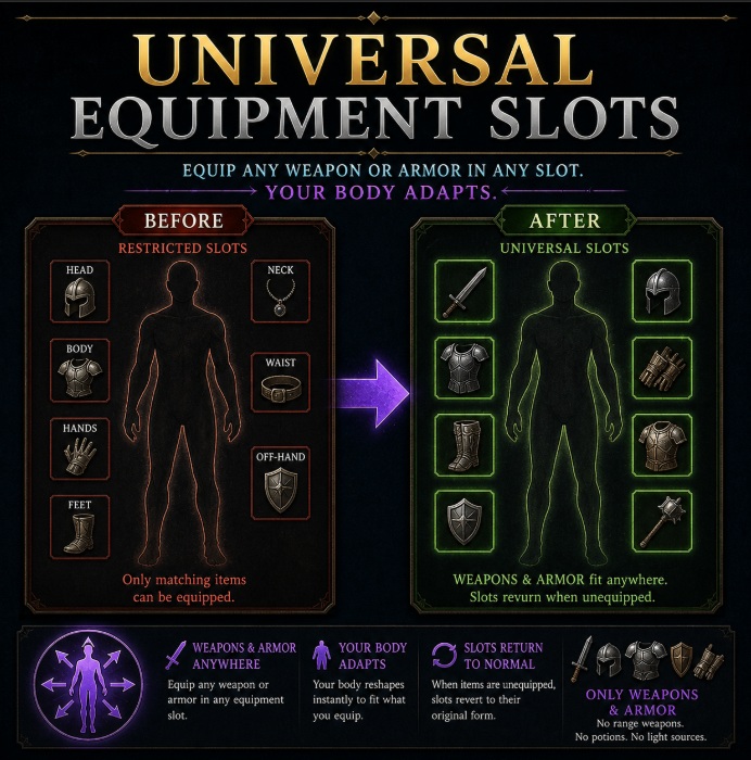 Universal Equipment Slots