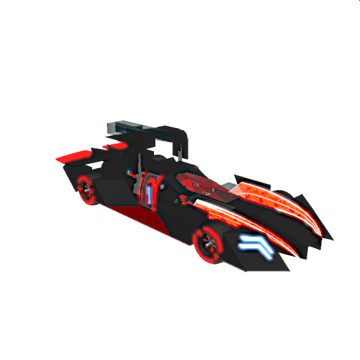 Futuristic Race Car (Red)