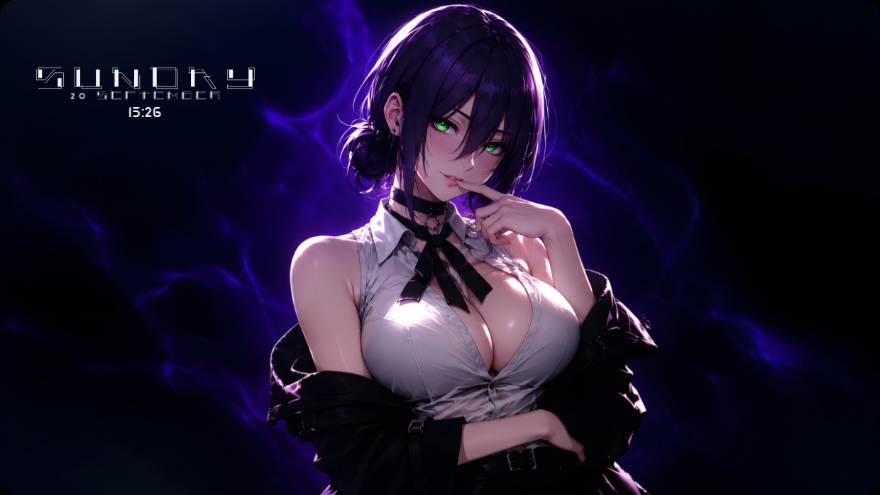 Violet Anime Girl