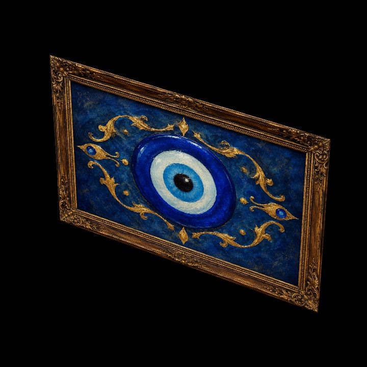 Painting, Nazar Ward vs. Evil Eye {2D}