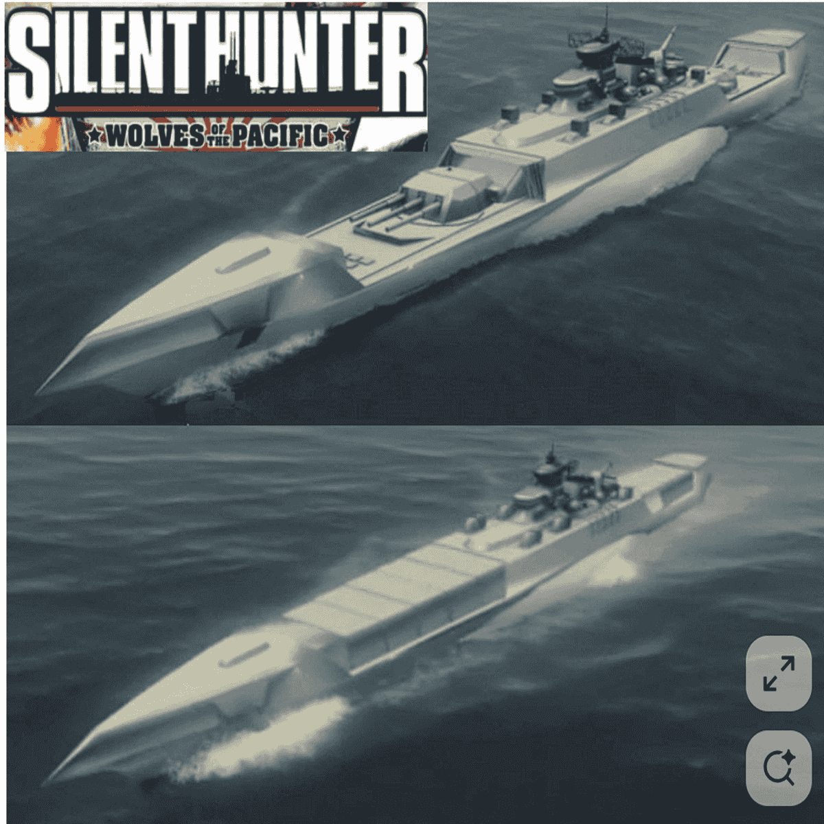 Submarine/battleship transformer hybrid