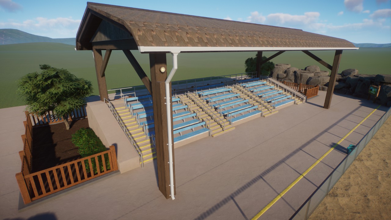 Keeper talk bleachers seating cover preview