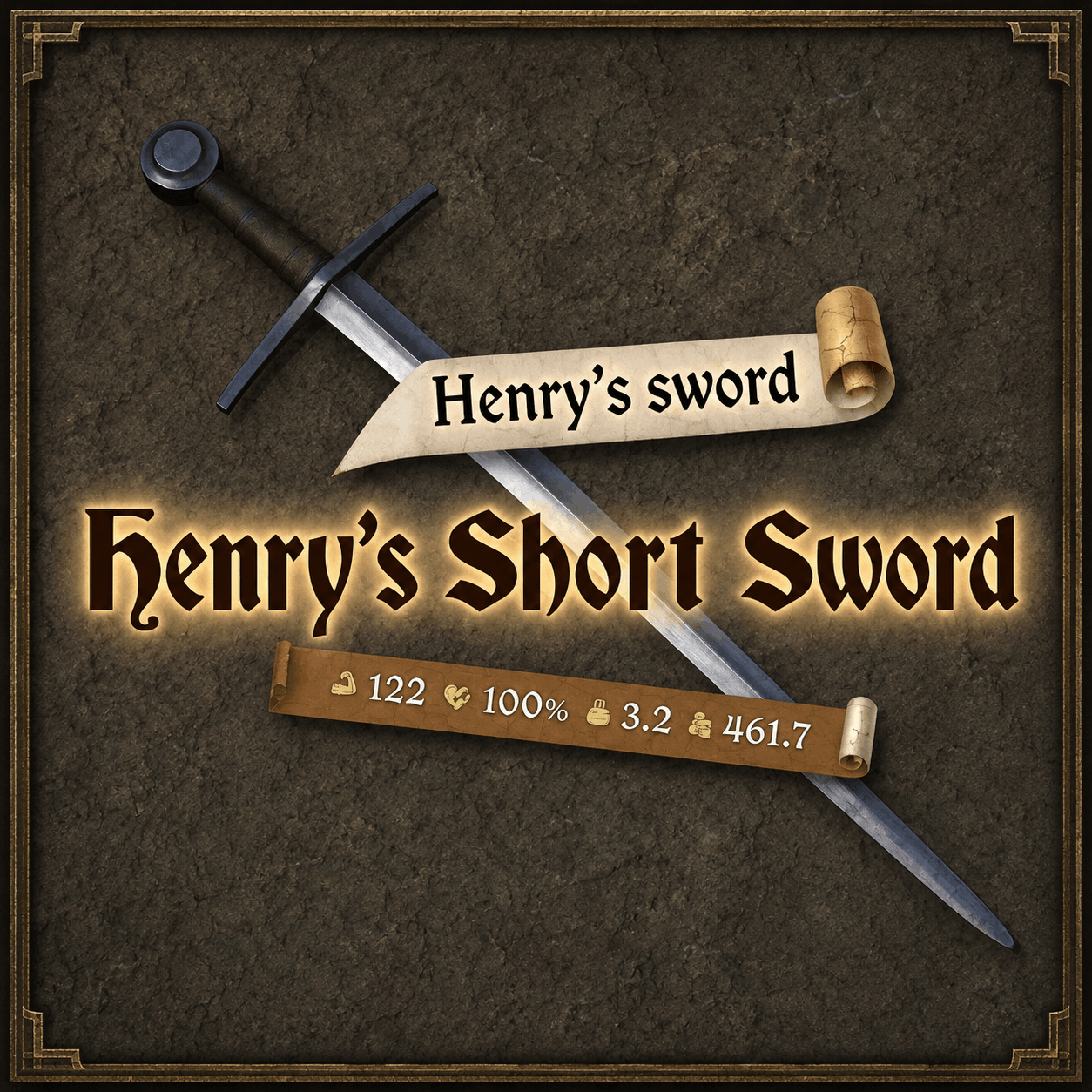 Henry's Short Sword (Sorted Inventory Version)