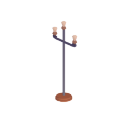 tall floor-standing candlestick