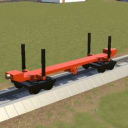 Logging Stake Flatcar