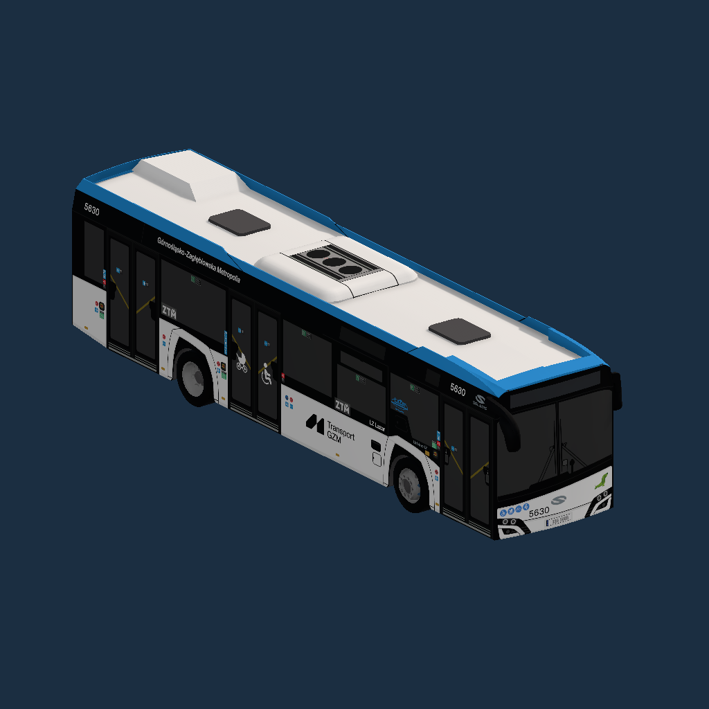 Lazar #5630 - Solaris Urbino 12 IV (niebieskie)