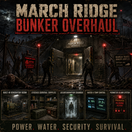 March Ridge Bunker Overhaul – Project Zomboid Mod