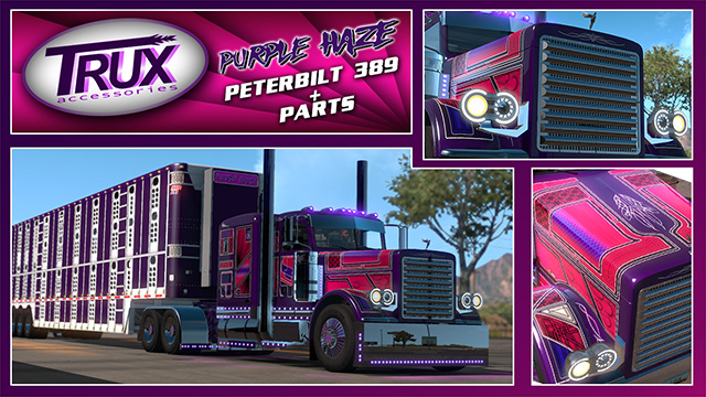Trux Purple Haze Pete 389 skin+part (please read description)