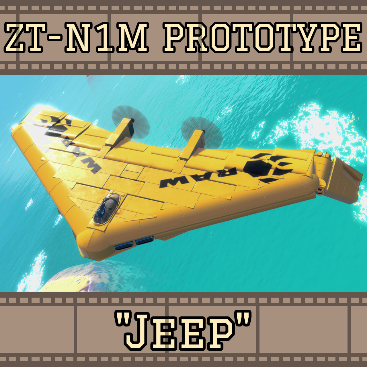 ZT-N1M Flying wing prototype