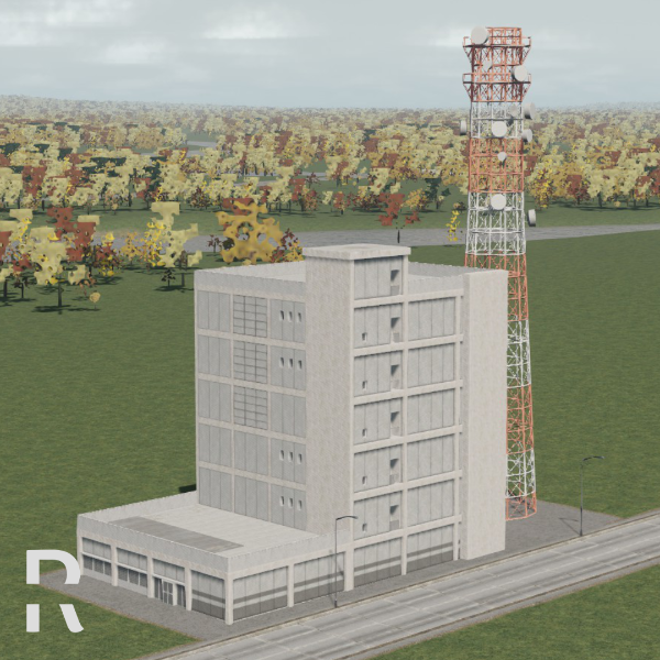CANTV building and radio tower from Maracaibo, Venezuela preview