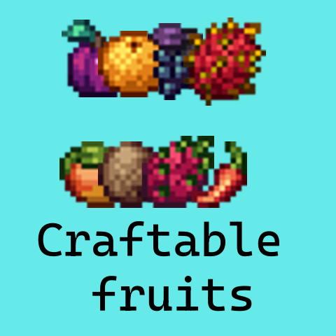 Craftable fruits – tModLoader Mod