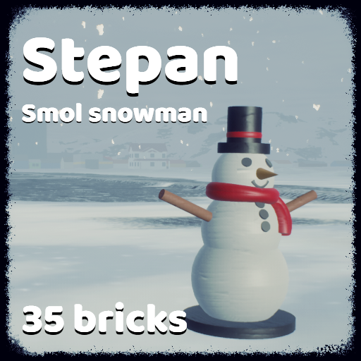 Stepan the little snowman