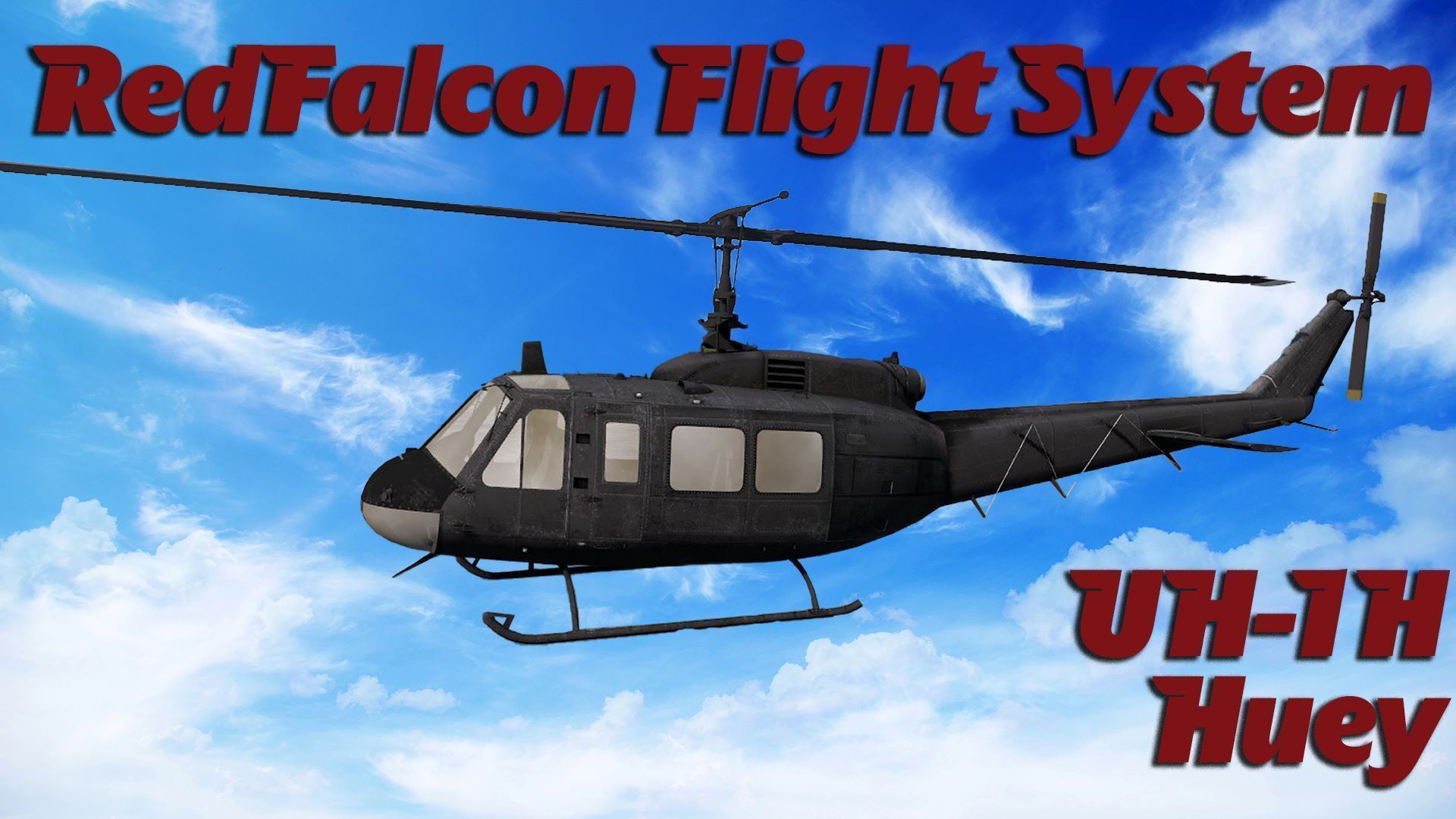 RedFalcon Flight System Heliz - UH-1H